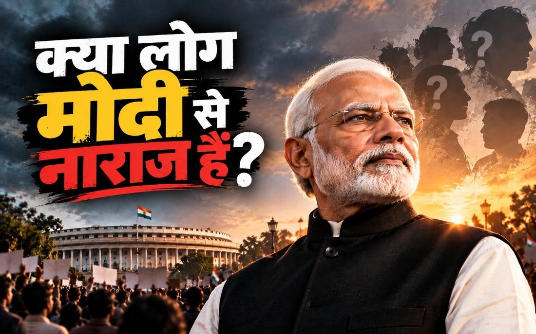 क्या लोग मोदी से नाराज हैं?