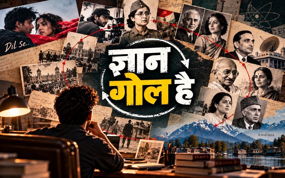 ज्ञान गोळ है